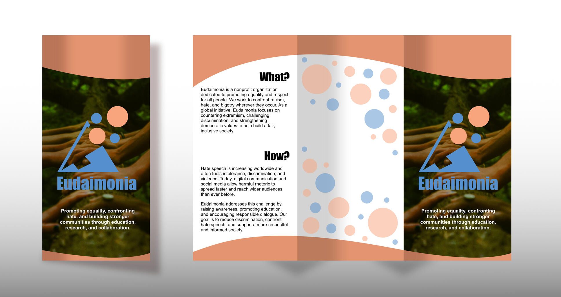 brochure cover & back